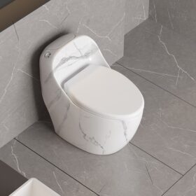 Factory Wholesale Floor Mounted Water Closet  Toilet Bathroom One-Piece Color Toilet