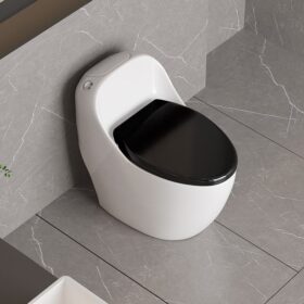 Fashion Hotel Bathroom Wc Closestool Color Toilet Bowl Round Egg Shape One Piece Toilet