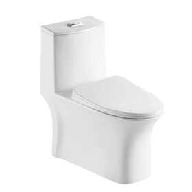 China Toilet Suppliers Wholesale Empolo Modern Luxury Wc Hotel Bathroom White Ceramic One-Piece Toilets