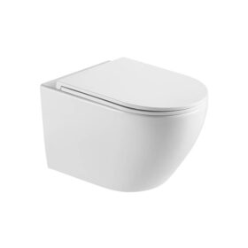 Empolo Sanitary Ware Bathroom Wc Ceramic Round Wall Hung Toilet