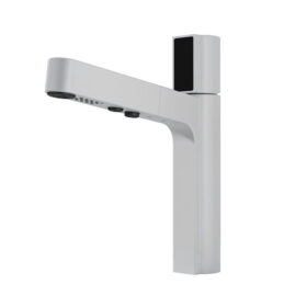 Wholesale LED Digital Temperature Display 1080 Degree Swivel Pull Out Sink Faucet for Bathroom