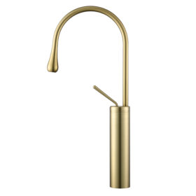 China Factory Wholesale Light luxury Refined Copper Faucet Water Tap Free Rotating Bathroom Water Droplet Faucet