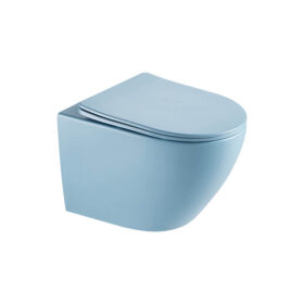 Luxury Ceramic Bathroom Color Wc Toilet Ceramic Sanitary Ware Wc Wall Mounted Toilet
