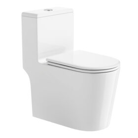 New Customization Floor Mounted Washdown Toilet S trap Ceramic 1 Piece Toilet