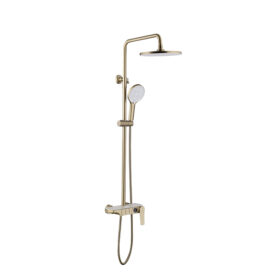 Bathroom Wall Mounted Shower System Digital Display Shower Faucets Set Hot and Cold