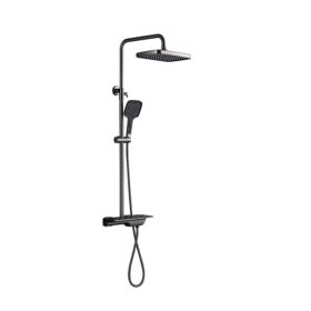 Modern Bathroom Bathtub and Shower Column Thermostatic Faucet Mixer Shower Set
