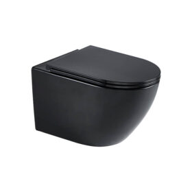 Sanitary Ware Black Toilets Bowl Concealed Tank Bathroom Hanging Porcelain Custom Color Wall Hung Toilet