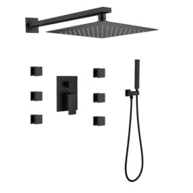 Wholesale CUPC Concealed Thermostatic Shower Faucet Wall Spray Shower Mixer Thermostatic Ceiling Shower System